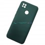 Чехол для Xiaomi Redmi 9C силиконовый, темно-зеленый