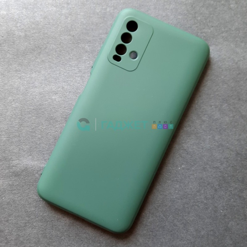Силиконовый чехол для Xiaomi Redmi 9T, темно-зеленый Силиконовый чехол для Xiaomi Redmi 9T, темно-зеленый