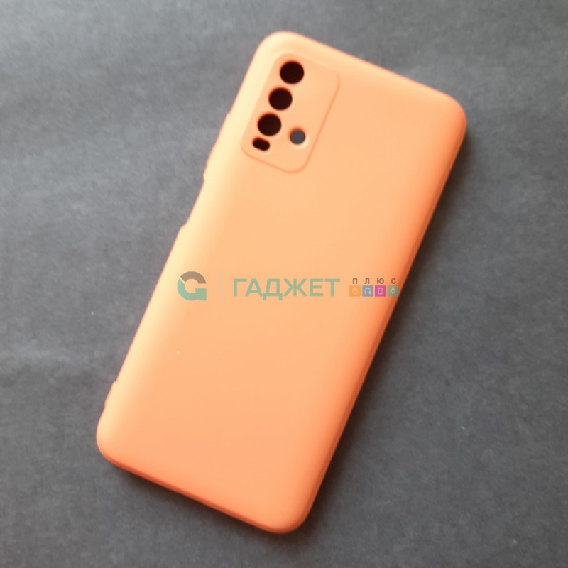 Силиконовый чехол для Xiaomi Redmi 9T, персик Силиконовый чехол для Xiaomi Redmi 9T, персик