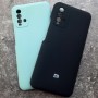 Чехол для Xiaomi Redmi 9T, Silicone Case, с логотипом, ментол Чехол для Xiaomi Redmi 9T, Silicone Case, с логотипом, ментол