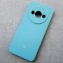 Чехол для Xiaomi Redmi A3, Silicone Case, с логотипом, мятный