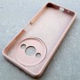 Чехол для Xiaomi Redmi A3, Silicone Case, с логотипом, розовый песок