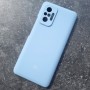 Чехол для Xiaomi Redmi Note 10 Pro, Silicone Case с лого, голубой