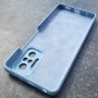 Чехол для Xiaomi Redmi Note 10 Pro, Silicone Case с лого, голубой