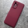 Чехол для Xiaomi Redmi Note 10 Pro, Silicone Case, сливовый