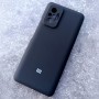 Чехол для Xiaomi Redmi Note 10 Pro, Silicone Case с лого, черный