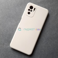 Силиконовый чехол для Xiaomi RedMi Note 10, античный белый