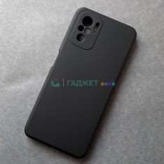 Силиконовый чехол для Xiaomi RedMi Note 10, черный