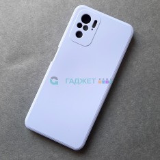 Силиконовый чехол для Xiaomi RedMi Note 10, фиолетовый