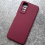 Чехол для Xiaomi Redmi Note 11 4G / Note 11S, Silicone Case, сливовый