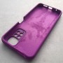 Чехол для Xiaomi Redmi Note 11 4G / Note 11S, Silicone Case с логотипом, темно-фиолетовый