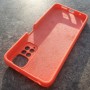 Чехол для Xiaomi Redmi Note 11 4G, Silicone Case, с логотипом, неоново-оранжевый
