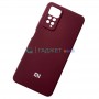 Чехол Silicone Case для Xiaomi RedMi Note 11 Pro 4G, марсала