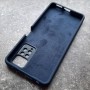 Чехол для Xiaomi Redmi Note 11 Pro, Silicone Case, темно-синий матовый
