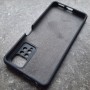 Чехол для Xiaomi Redmi Note 11 Pro, Silicone Case, темно-сине-серый матовый