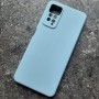 Чехол для Xiaomi Redmi Note 11 Pro, Silicone Case, светло-голубой
