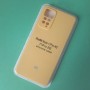 Чехол для Xiaomi Redmi Note 11 Pro 4G / Note 11S Pro 5G, Silicone Case с логотипом Mi, желтый