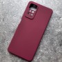 Чехол для Xiaomi Redmi Note 11 Pro, Silicone Case, сливовый