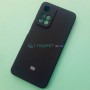 Чехол для Xiaomi Redmi Note 11 Pro Plus, Silicone Case с логотипом Mi, черный