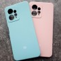 Чехол для Xiaomi Redmi Note 12 4G, Silicone Case, с логотипом, ментоловый