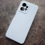 Чехол для Xiaomi Redmi Note 12 4G, Silicone Case, с логотипом, голубой