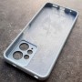 Чехол для Xiaomi Redmi Note 12 4G, Silicone Case, с логотипом, голубой