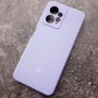 Чехол для Xiaomi Redmi Note 12 4G, Silicone Case, с логотипом, фиолетовый