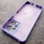 Чехол для Xiaomi Redmi Note 12 4G, Silicone Case, с логотипом, фиолетовый