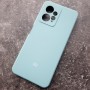 Чехол для Xiaomi Redmi Note 12 4G, Silicone Case, с логотипом, ментоловый