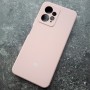 Чехол для Xiaomi Redmi Note 12 4G, Silicone Case, с логотипом, розовый песок