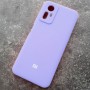 Чехол для Xiaomi Redmi Note 12S 4G, Silicone Case, с логотипом, фиолетовый
