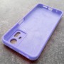 Чехол для Xiaomi Redmi Note 12S 4G, Silicone Case, с логотипом, фиолетовый