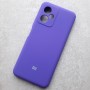 Чехол для смартфона Redmi Note 12 5G, Silicone Case, с логотипом, темно-фиолетовый