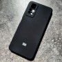 Xiaomi Redmi Note 12 Pro 4G / Note 11 Pro, Silicone Case с логотипом Mi, черный