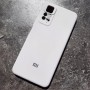 Чехол для Xiaomi Redmi Note 12 Pro 4G / Note 11 Pro, Silicone Case с логотипом Mi, белый
