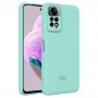 Xiaomi Redmi Note 12 Pro 4G / Note 11 Pro, Silicone Case с логотипом Mi, ментоловый