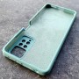 Xiaomi Redmi Note 12 Pro 4G / Note 11 Pro, Silicone Case с логотипом Mi, ментоловый