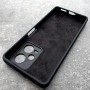 Чехол для Xiaomi Redmi Note 12 Pro + 5G / Poco X5 5G, Silicone Case, с логотипом, черный