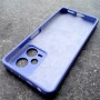 Чехол для Xiaomi Redmi Note 12 Pro + 5G / Poco X5 5G, Silicone Case, с логотипом, фиолетовый