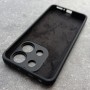 Чехол для Xiaomi Redmi Note 13 4G, Silicone Case, с логотипом, черный