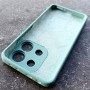 Чехол для Xiaomi Redmi Note 13 4G, Silicone Case, с логотипом, ментоловый