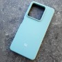Чехол для Xiaomi Redmi Note 13 5G, Silicone Case, с логотипом, ментол