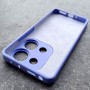 Чехол для Xiaomi Redmi Note 13 Pro 4G, Silicone Case, с логотипом, фиалка