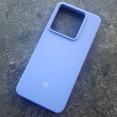 Чехол для Xiaomi Redmi Note 13 Pro 5G / Poco X6 5G, Silicone Case, с логотипом, фиалковый