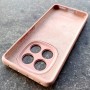 Чехол для Xiaomi Redmi Note 14 Pro 4G, Silicone Case, с логотипом, розовый