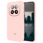 Чехол для Xiaomi Redmi Note 14 Pro 4G, Silicone Case, с логотипом, розовый