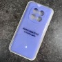 Чехол для Xiaomi Redmi Note 15 4G, Silicone Case, с логотипом, фиалка