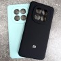 Чехол для Xiaomi Redmi Note 15 Pro 4G, Silicone Case, с логотипом, черный