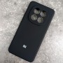 Чехол для Xiaomi Redmi Note 15 Pro 4G, Silicone Case, с логотипом, черный