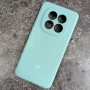 Чехол для Xiaomi Redmi Note 15 Pro 4G, Silicone Case, с логотипом, ментол